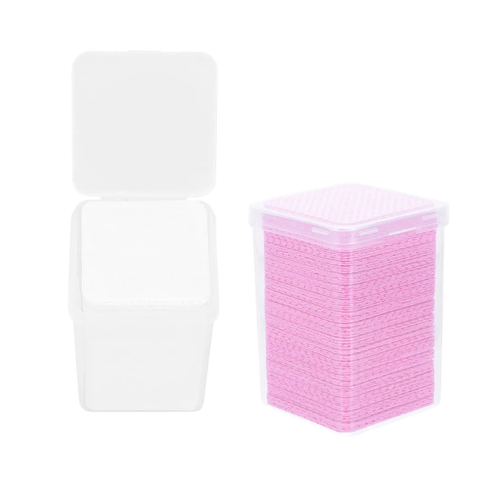 200 Stück Wischtücher für Wimpernkleber-Flaschen - Kompakte Reinigungspads Entfernen Rückstände Schnell Ideal für Reisen und Täglichen Gebrauch