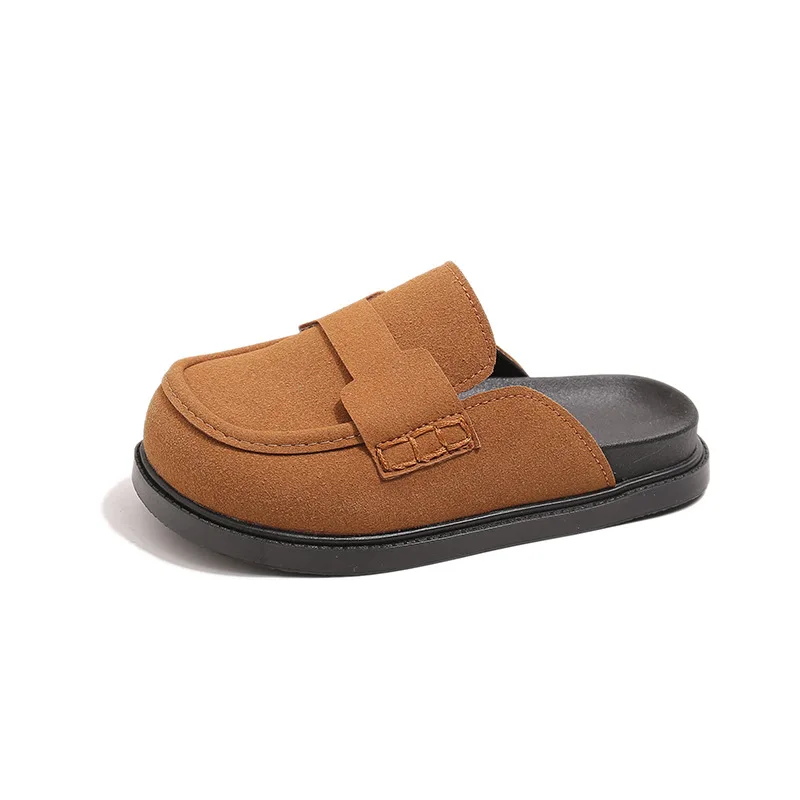 

Children's slippers for spring and summer fashionable girls' slip-on outdoor sandals kids baby shoes made of PU material