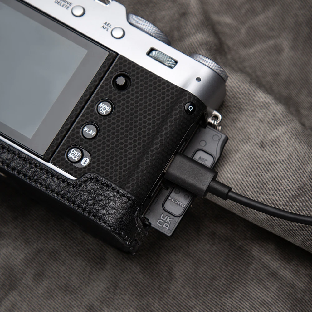 خمر X100VI حقيبة واقية حقيبة كاميرا ل Fujifilm X100VI حافظة جلد طبيعي X100VI حقيبة كاميرا ملحقات الكاميرا #3