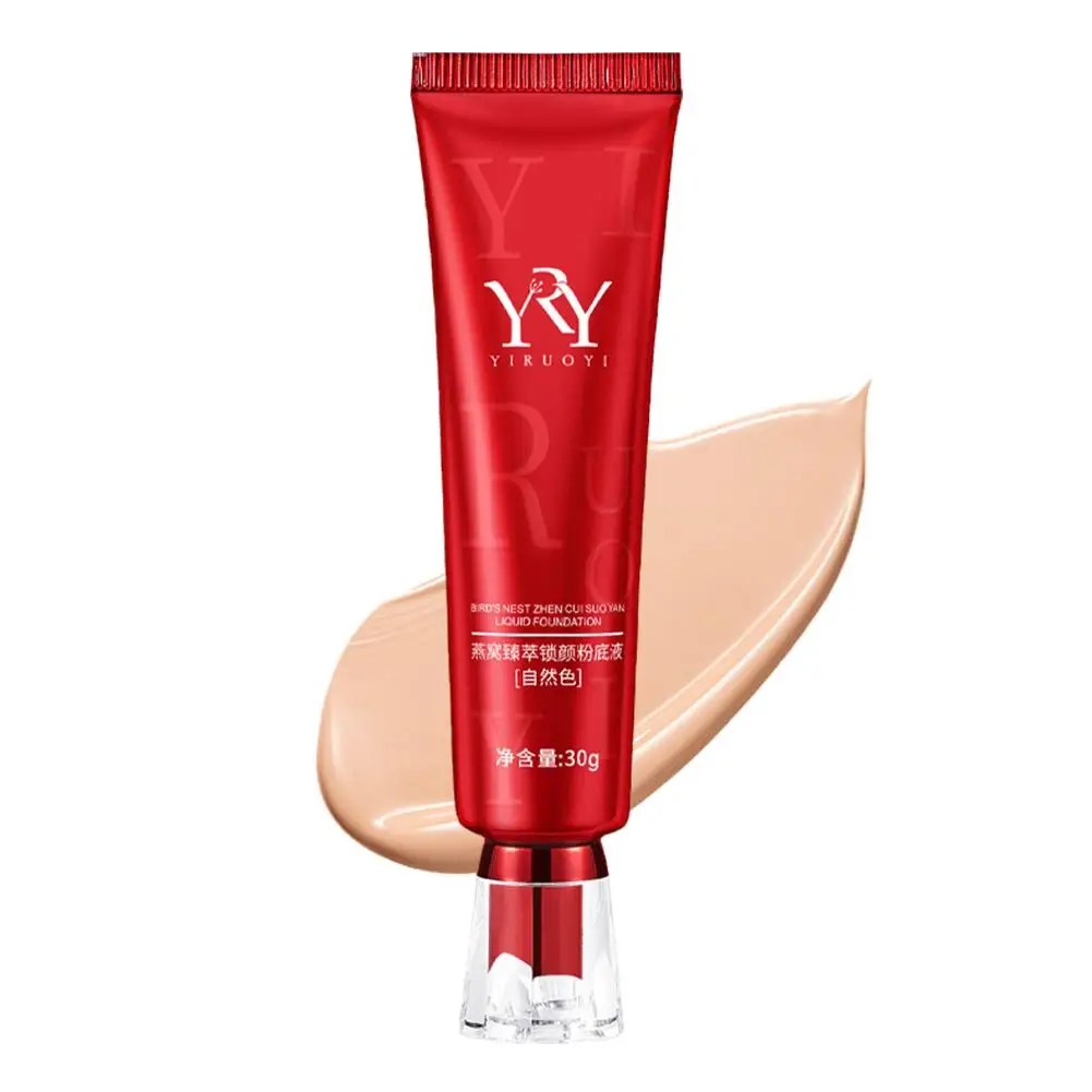 Liquid Foundation Cream For Face 30ml High Coverage Makeup Base Waterproof Concealer Makeup Foundation Korean Face Product U1J4