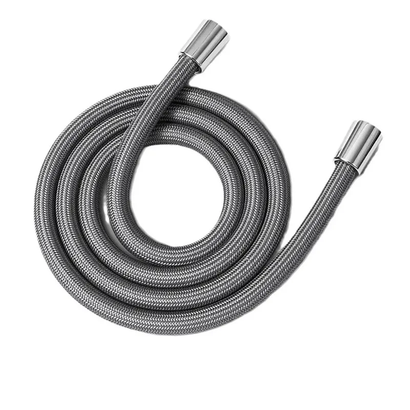 Tuyau de douche à main Anti-enroulement, 1.5/2 mètres, Interface universelle GI/2, Tube de douche Flexible, haute pression, bain-douche, tuyau en Nylon