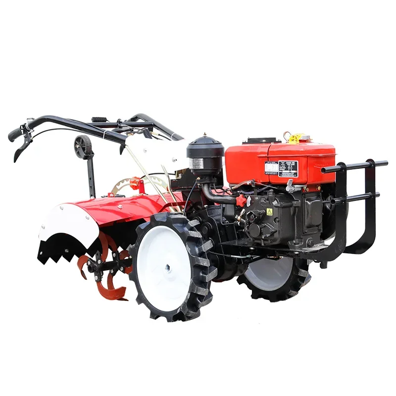 new micro tiller household tilling and ditching machine