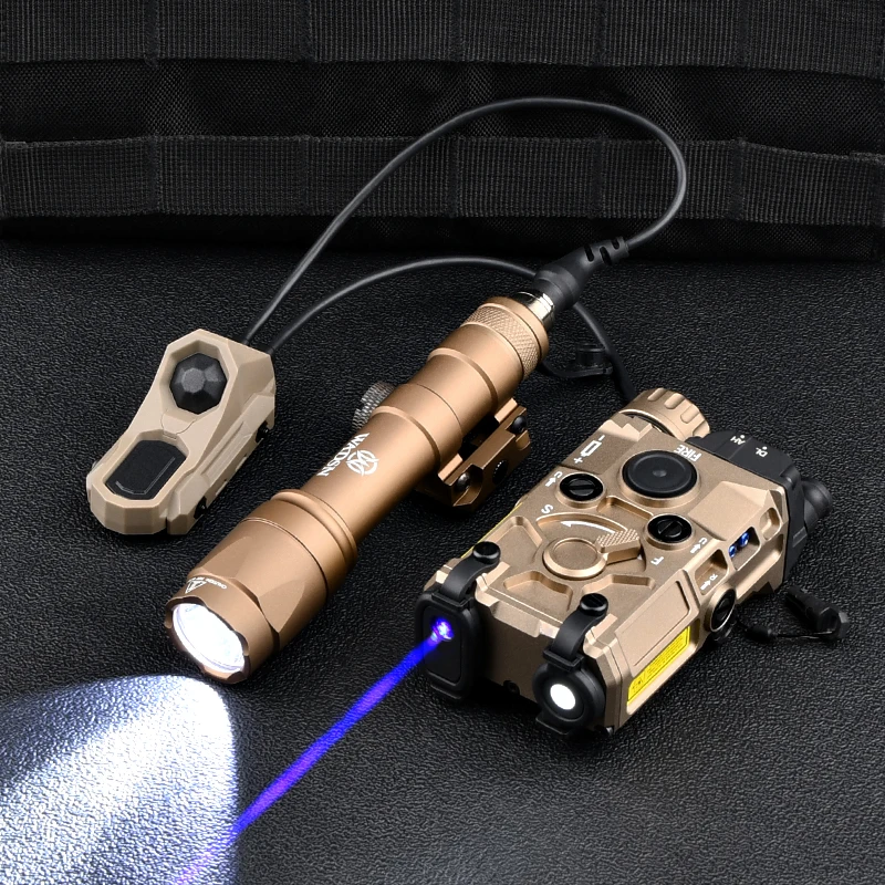 OGL NGAL Full Metal CNC RED GREEN BLUE M600 M300 Flashlight AXON Dual Switch