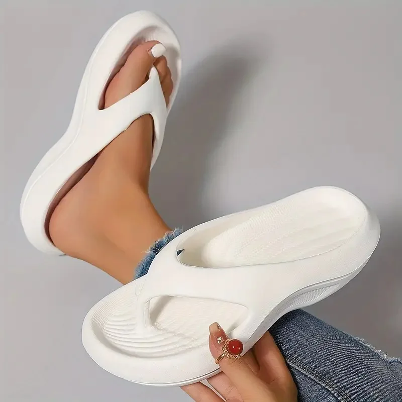 Fashion Women's Flip Flops Soft Sole Quick-Dry Waterproof Couple Perfect for Shower Pool Men Beach Leisure Shoes
