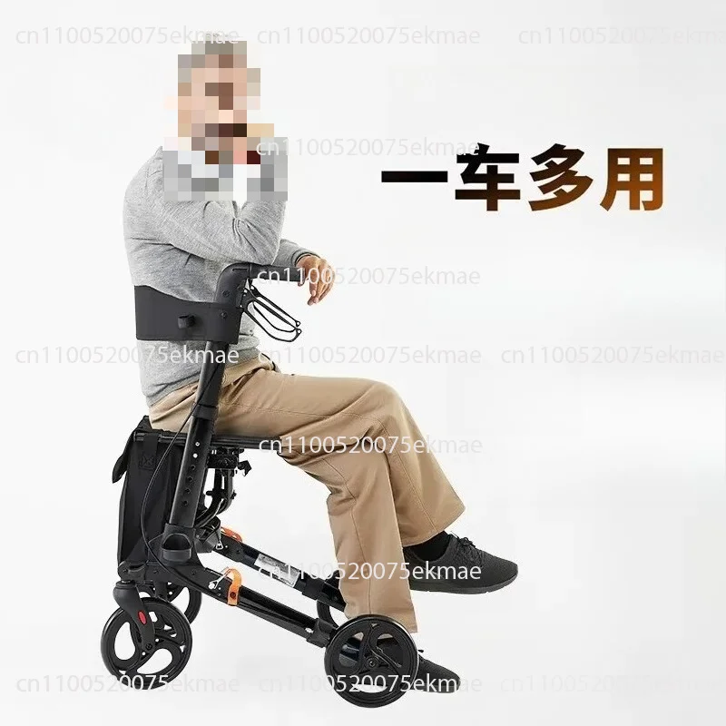 Suitable For Ultra Light Scooter Travel Four Wheel Brake Trolley Foldable Moped