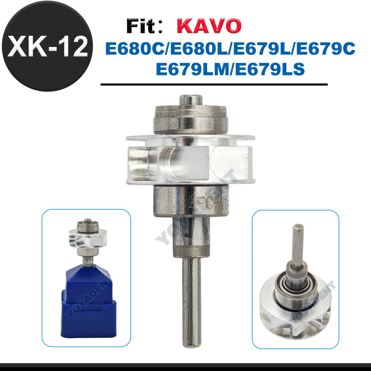 

Fit KAVO E680C/E680L/E679L/E679C/E679LM/E679LS High Speed Handpiece Dental Turbine Cartridge Rotorr Accessories