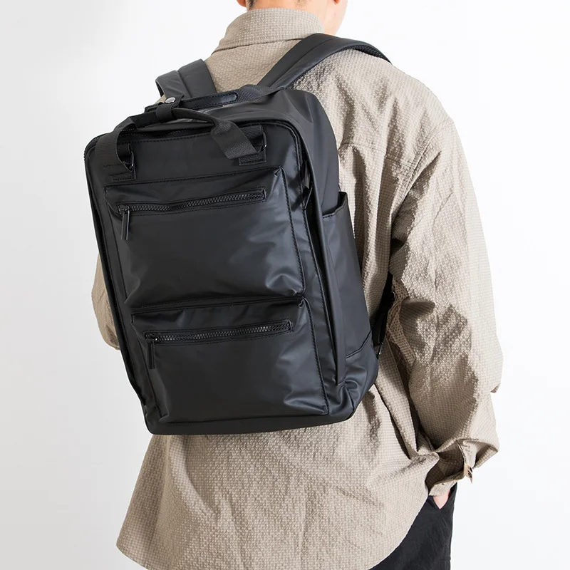 

Streetwear Black Nylon Men Backpack Large Capacity School Laptop Men‘s Backpack Outdoor Travel Sport Hiking Backpacks for Men