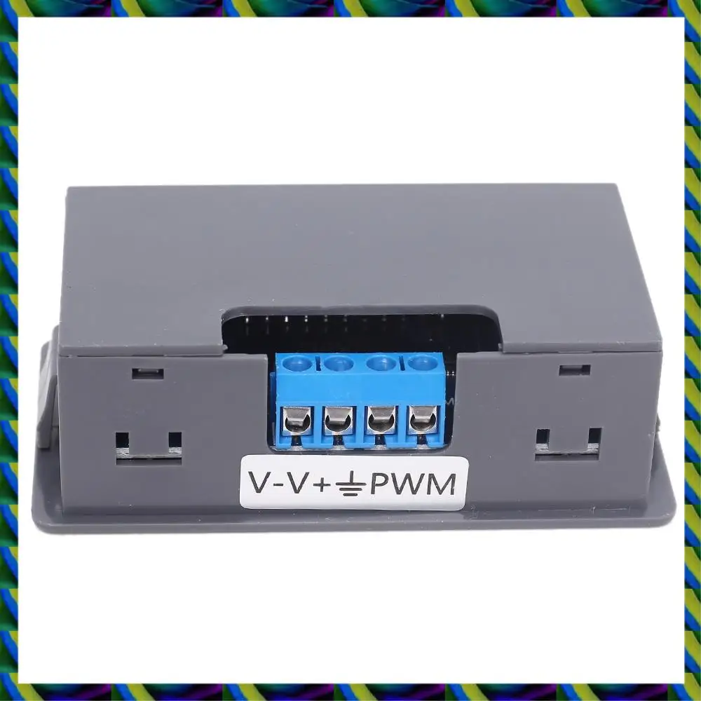 Daily 2 Pcs 1HZ-150KHZ Digital Display PWM Pulse Frequency Duty Ratio Square Wave Rectangular Signal Generator Gray & Black