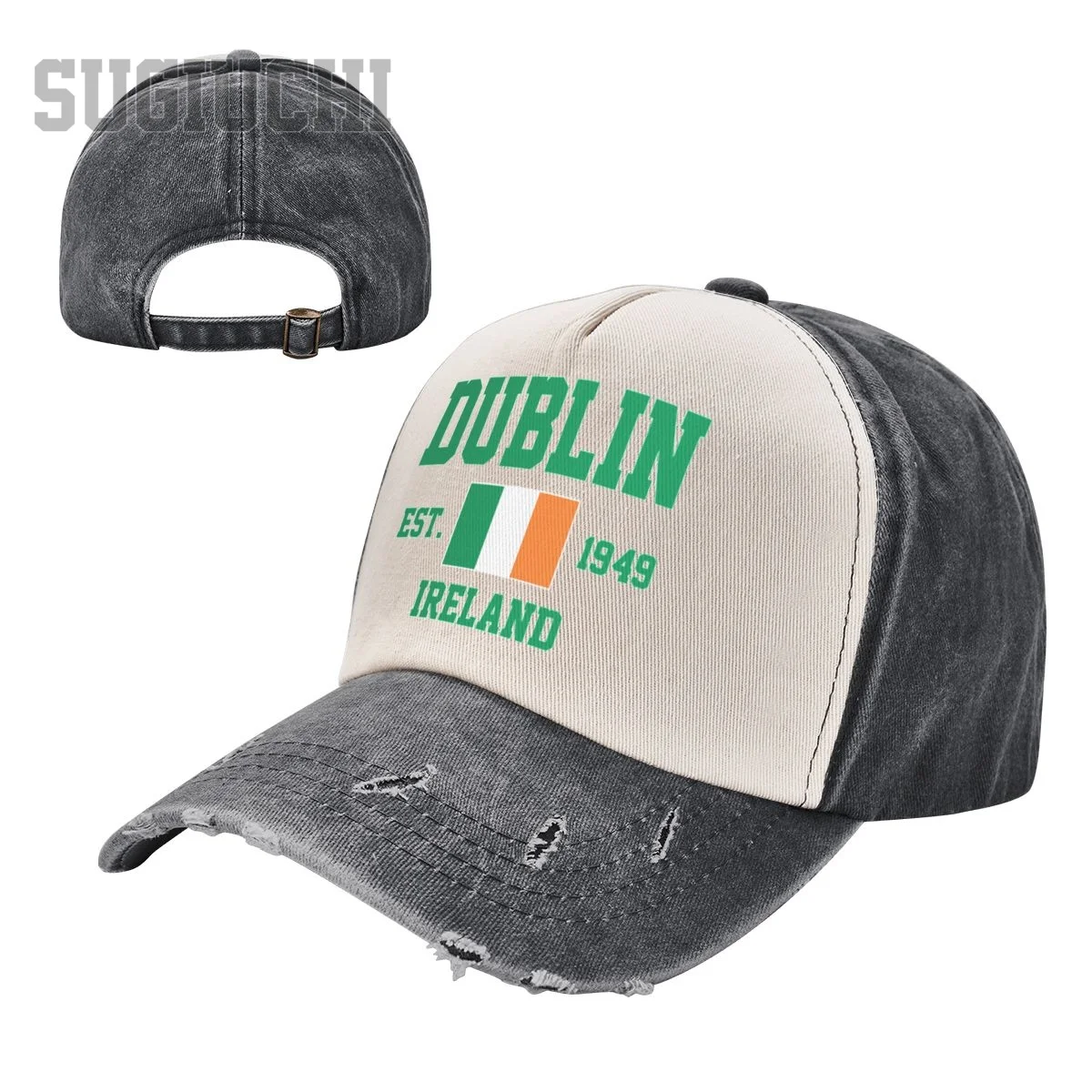 Unisex Baseball Cap Ireland EST.1949 Dublin Capital Men Women Vintage Hats Washed Cotton Trucker Gift