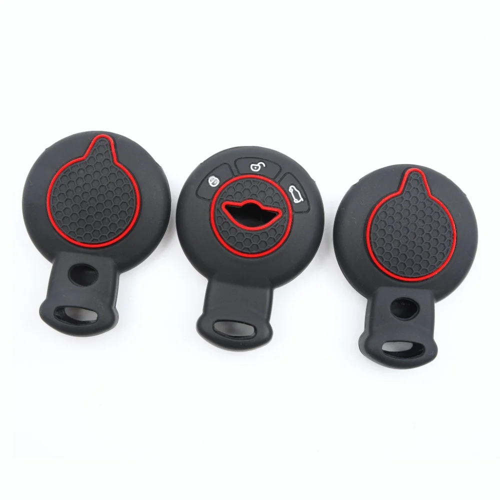 Protective Silicone Key Cover For BMW Mini Cooper Clubman Countryman Paceman Roadster R56 R57 CAS3 Easy Install Shock Absorbing