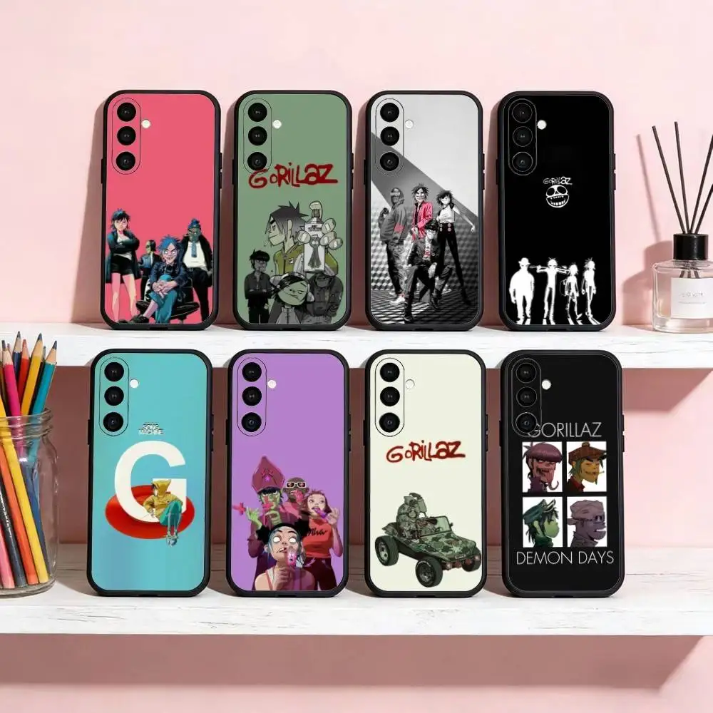 

Virtual Classic Band G-gorillaz Phone Case For Samsung Galaxy A20,21s,22,31,32,52,53,72,73,80,91 Soft Black Shell
