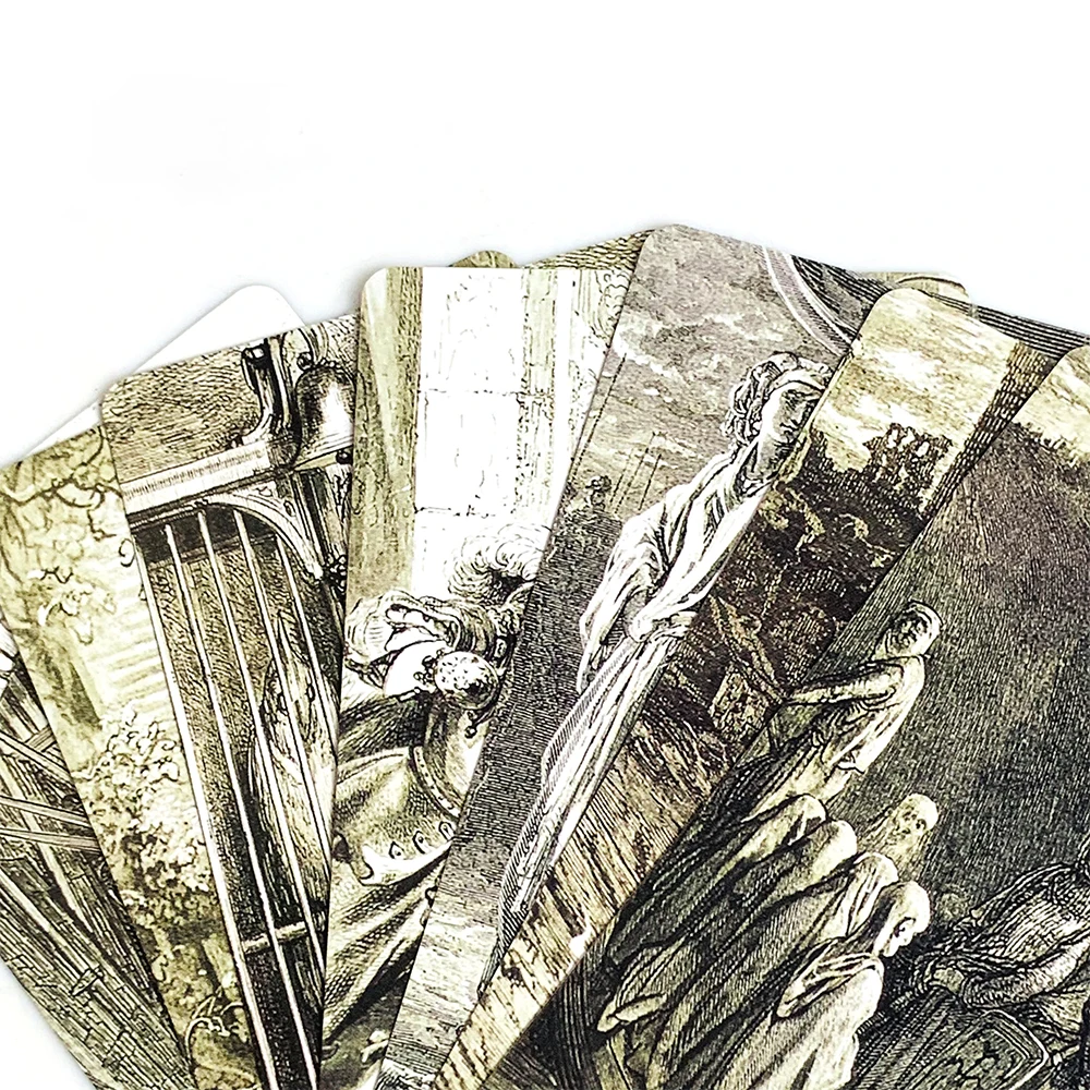 Gustave Dore Tarot Card 78pcs Cards Party Board Games For Family And Friends Entertainment English Version Divination Game Card