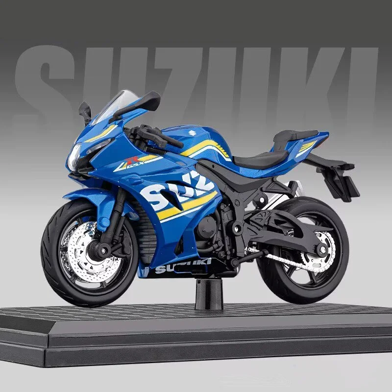 

1:18 Suzuki GSX-1000R сплав уличный спортивный мотоцикл модель литья под давлением металлическая гусеница гоночный мотоцикл модель моделирование детская игрушка в подарок