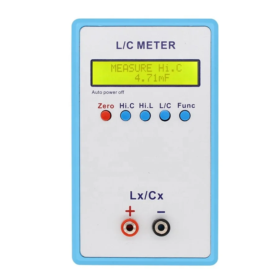 LC-200A Digital LCD Capacitance Inductance Meter LC Meter 1pF-100mF 1uH-100H
