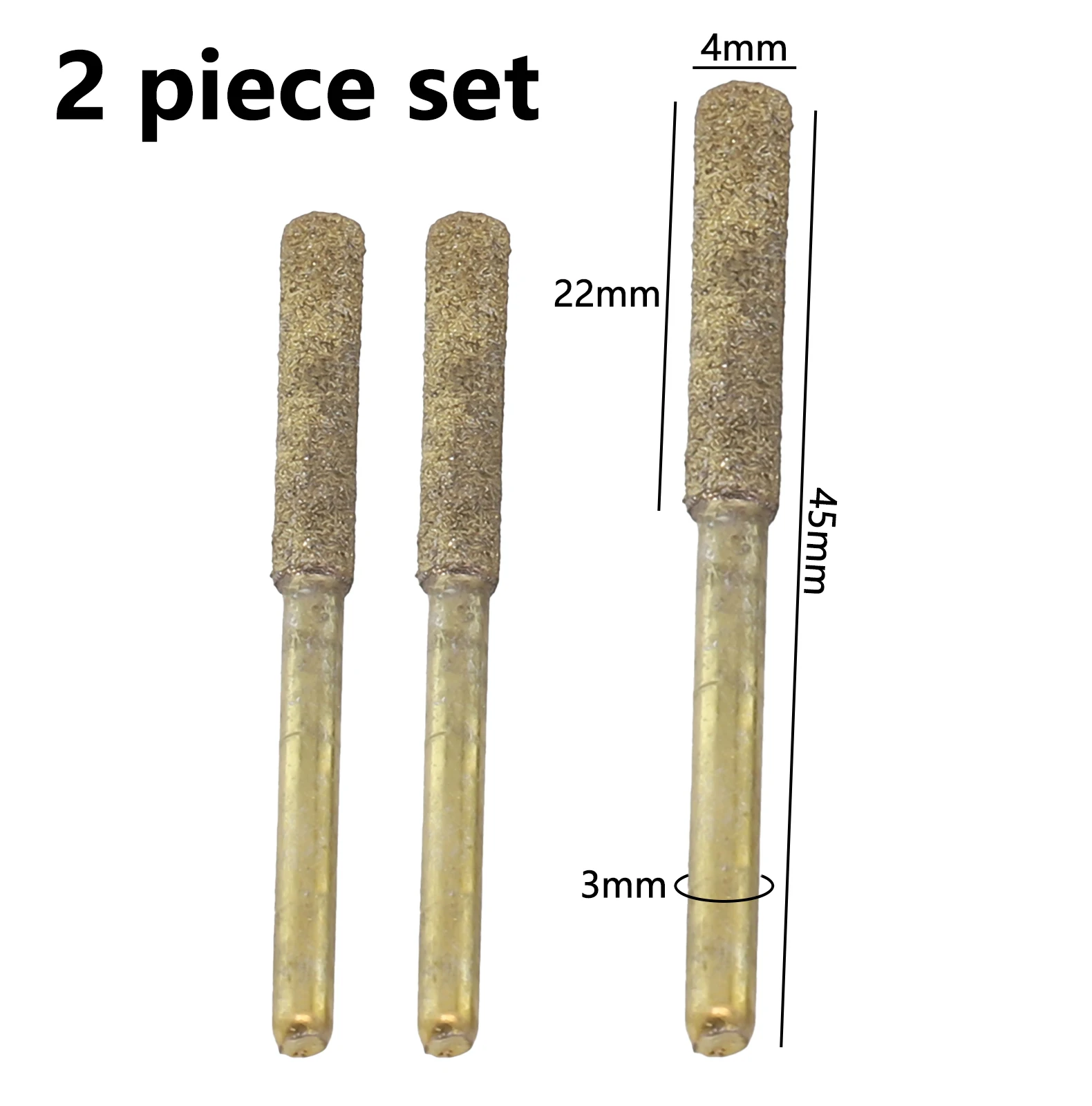 Motosega Diamantata Motosega Diamantata Affilatrice per motosega Accessori con gambo da 3 mm Lima per catena Sega a catena Denti Trapano Intaglio