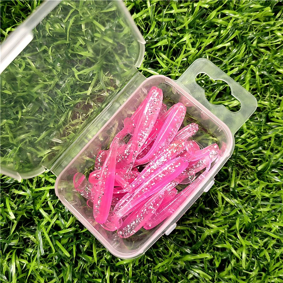 Mukun Mini Soft Angel köder, Kunst köder, Tackle Wurm, Wobbler, kleines Tackle, Karpfen, 3,5 cm/0,35g, 4cm/0,45g, 5cm/1g, 20 Stück – Detail 15