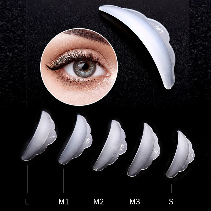 50 Stuks Wimper Lifting Tool Siliconen Pads 3D Wimperkruller Lash Extension Lifting Curler Shield Patch Oogmake-up Schoonheid levert