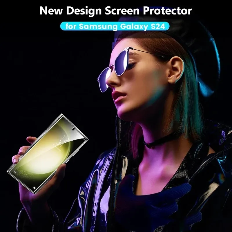 S24 Front Screen Protector Soft TPU Hydrogel Film for Samsung Galaxy S24 S24Plus S24Ultra 5G Anti-Fingerprint Protective Films