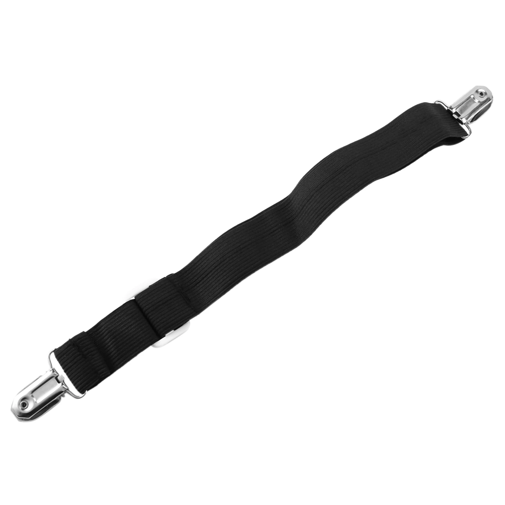 24Pcs Sheet Straps Suspenders Band Adjustable Bed Corner Holder Elastic Fasteners Clips Grippers Mattress Pad Black-AT64