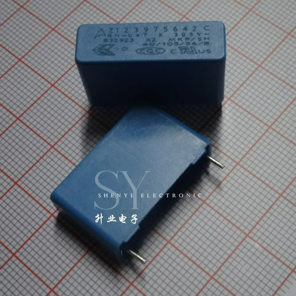 

5PCS EPCOS 0.47uf/305vAC 470nf u47 474 Brand New 22mm Film Capacitor B32923C3474K