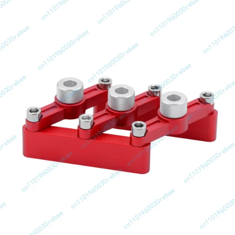 Tools woodworking round wood tenon three-in-one hole opener adjustable plate positioning hole punch