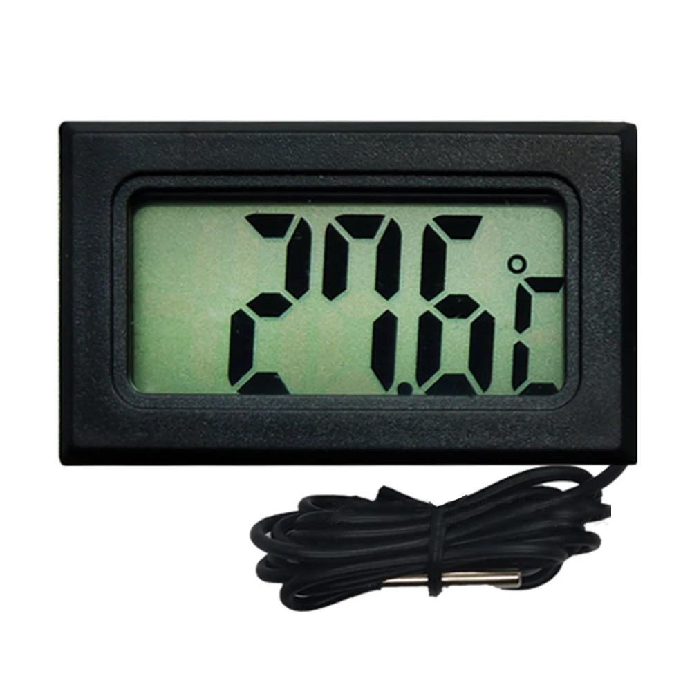 

High performance digital thermometer for fish tanks refrigerators Clear LCD display reliable temperature detection