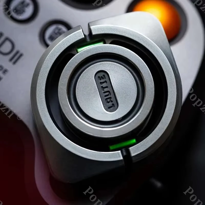 ของเล่นฝึกสมาธิ LAUTIE รุ่น Bit 04 ฟิดเจ็ตสปินเนอร์ ไจโรบิต ซีรีส์ EDC ของเล่นเสริมประสาทสัมผัสสำหรับผู้ใหญ่ งานแฮนด์เมด ลายมีดแกะสลัก