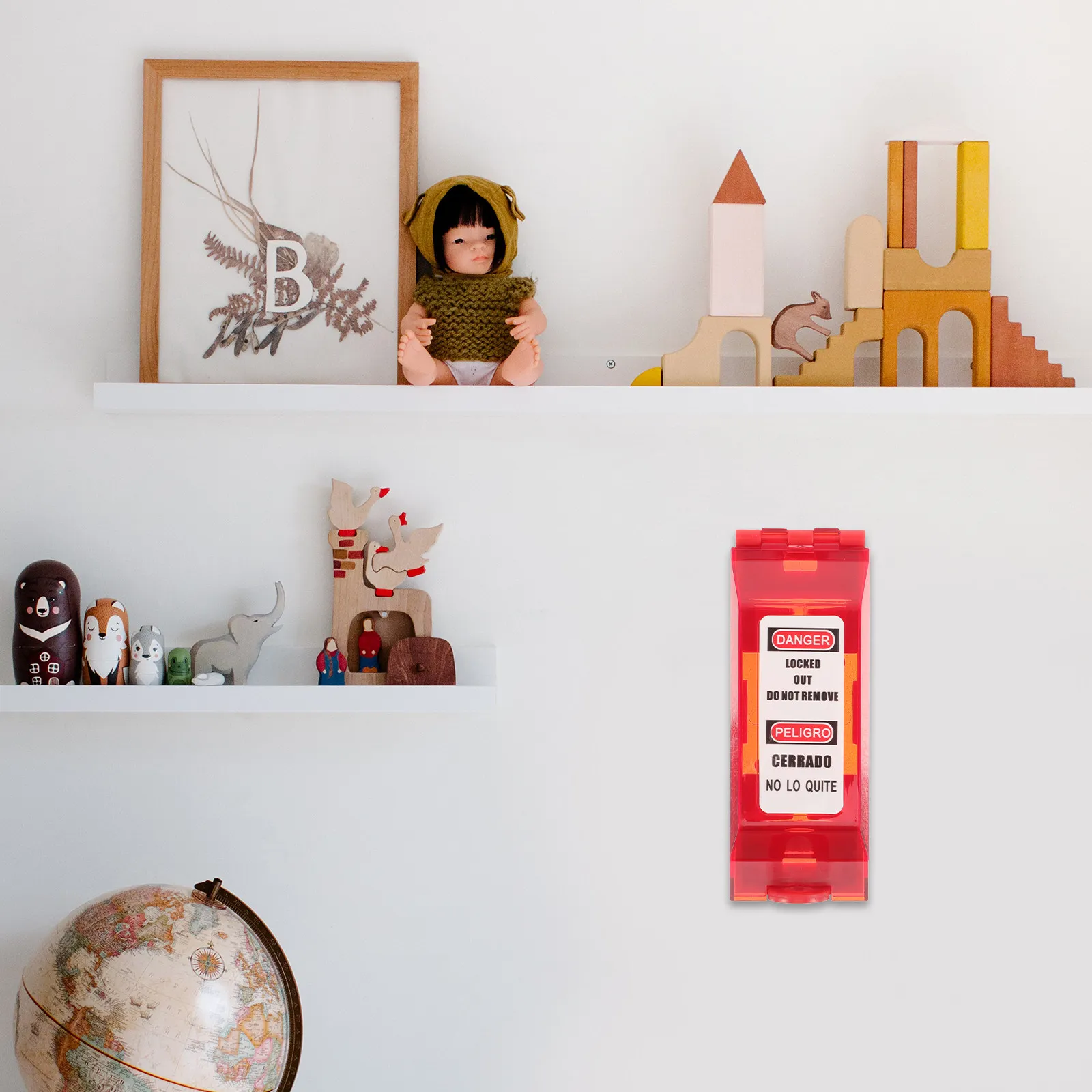 

Wall Switch Lock Child Proof Light For Home Safety Durable Plastic Electrical Outlet Protector Multi