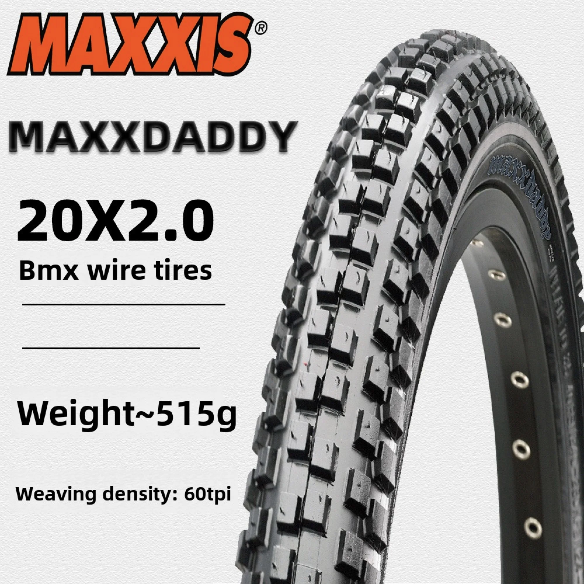 MAXXIS 20×2.5 タイヤ　BMX MATE BIKE MAXXIS MaxxDaddy BMX Tire 20x1.85 20x2.0