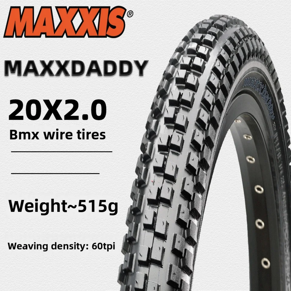 MAXXIS 20×2.5 タイヤ　BMX MATE BIKE MAXXIS MaxxDaddy BMX Tire 20x1.85 20x2.0
