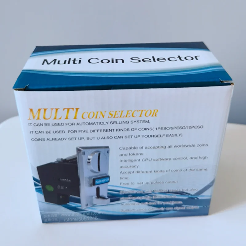 616 Multi Currency Coin Token Acceptor Electronic Coin Selector Mechanism For Arcade Games And Water Dispenser Vending Machine