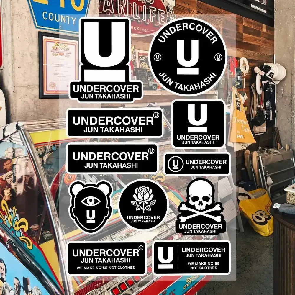 Un-dercover Waterproof Vinyl Stickers for Car Motorcycle Bike Skateboard Laptop Bottle Phone