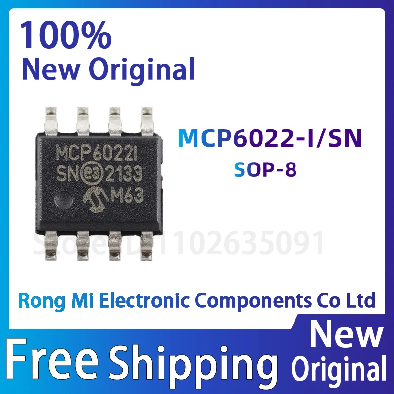 10pcs/lot MCP6022-I/SN MCP6022-I MCP6022 SOP-8 new original In Stock