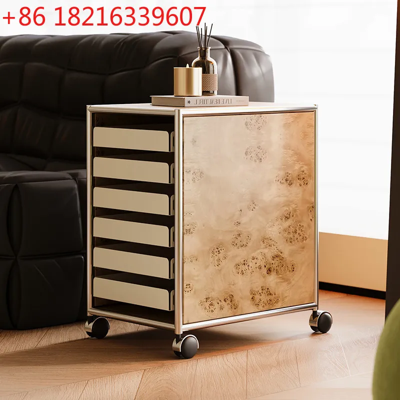 YAO Multifunctional trolley Side few Storage cabinets Mobile file cabinets Bedside tables Sofa Study Office