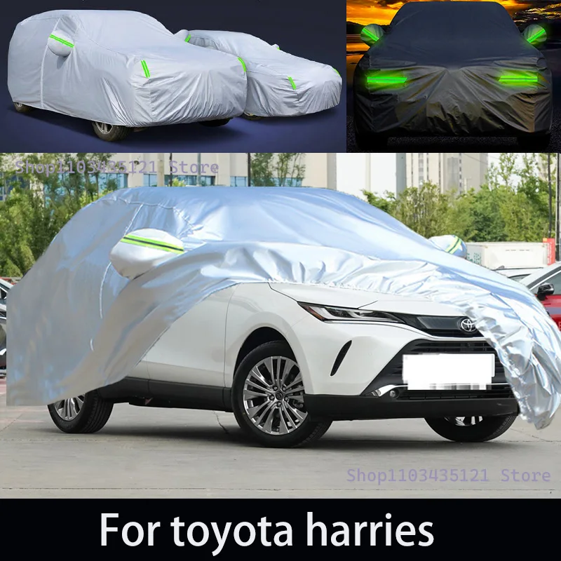 For toyota harries  Outdoor Protection Full Car Covers Snow Cover Sunshade Waterproof Dustproof Exterior Car accessories