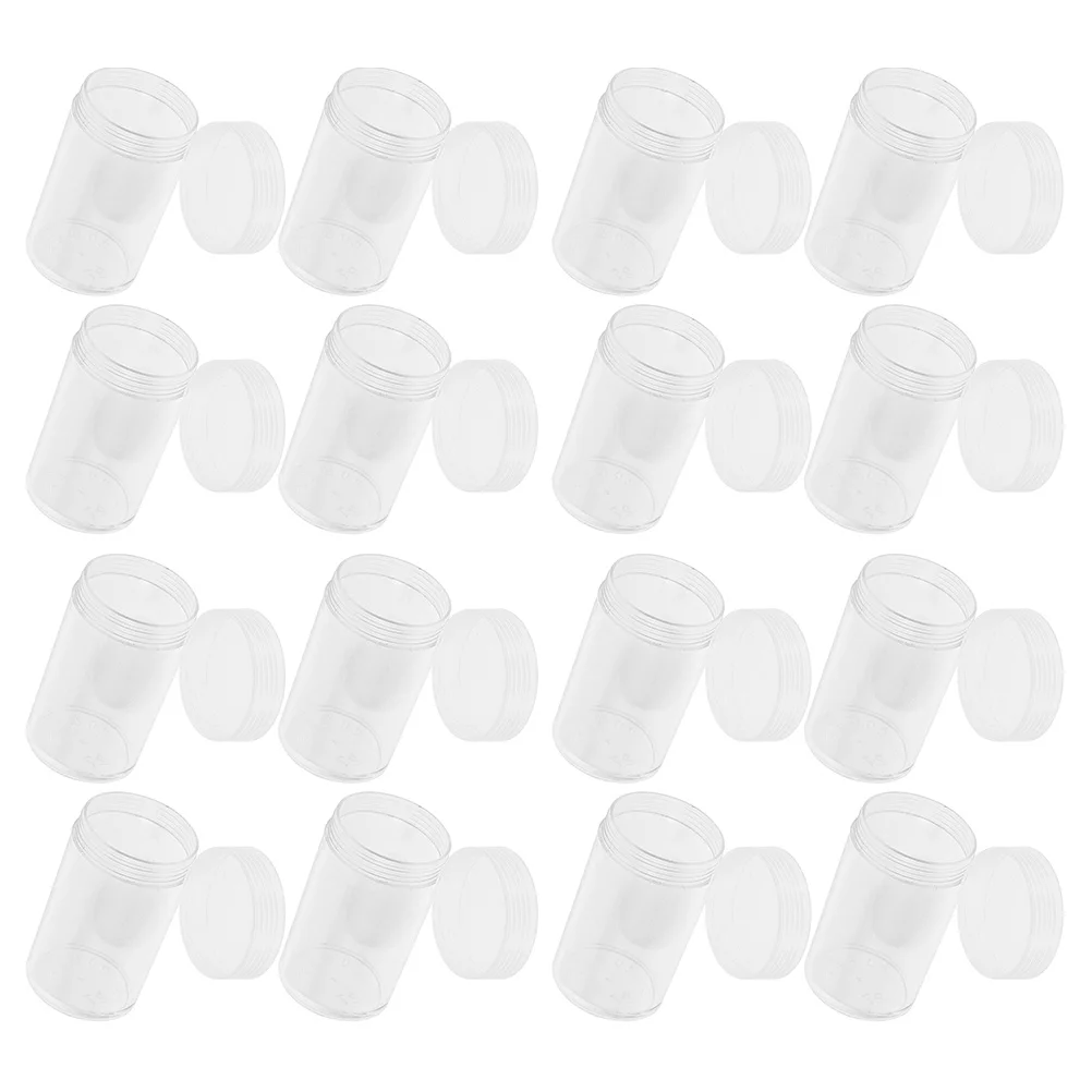 

20 шт. прозрачные держатели для коллекционеров, прозрачный полипропиленовый материал, компактная коробка для хранения, небольшой контейнер, витрина для коллекции монет