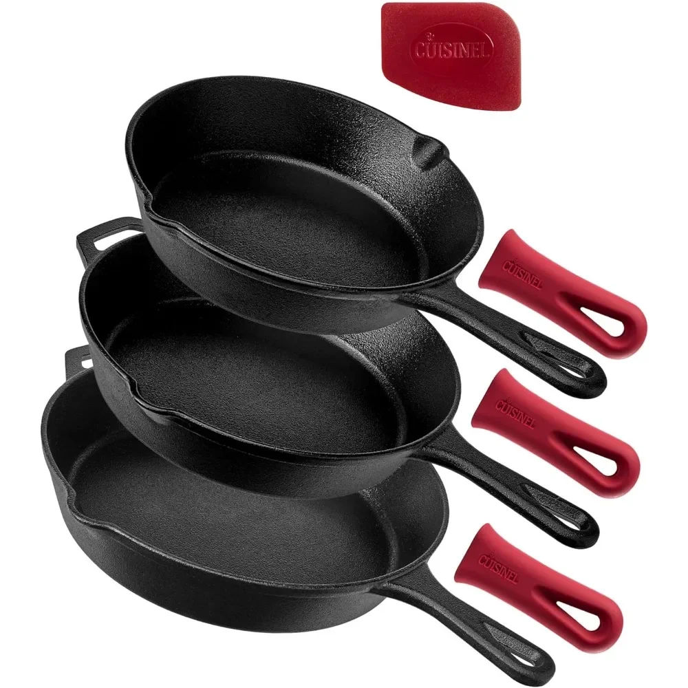 Cast Iron Skillet Set - 8