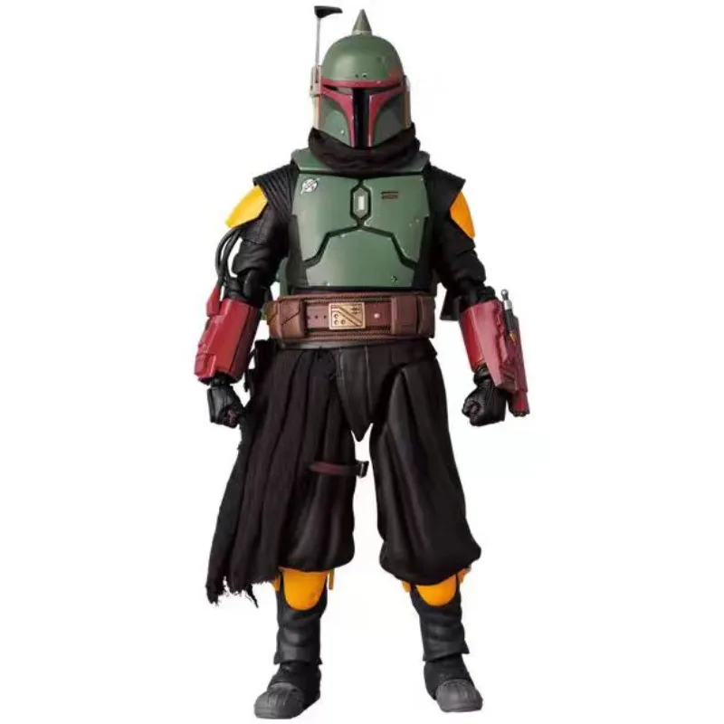 

Оригинальная коллекционная фигурка Hasbro Star Wars The Black Series MAFEX 201 BOBA FETT Recovered Armor, аниме-фигурка, игрушка, украшение