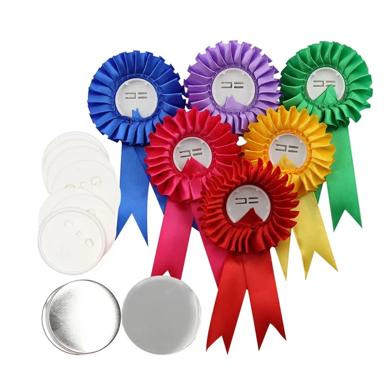 

# Hot Sales For 58 Mm Rosette Button Badge Material, No Design Or Picture Mixed Colors