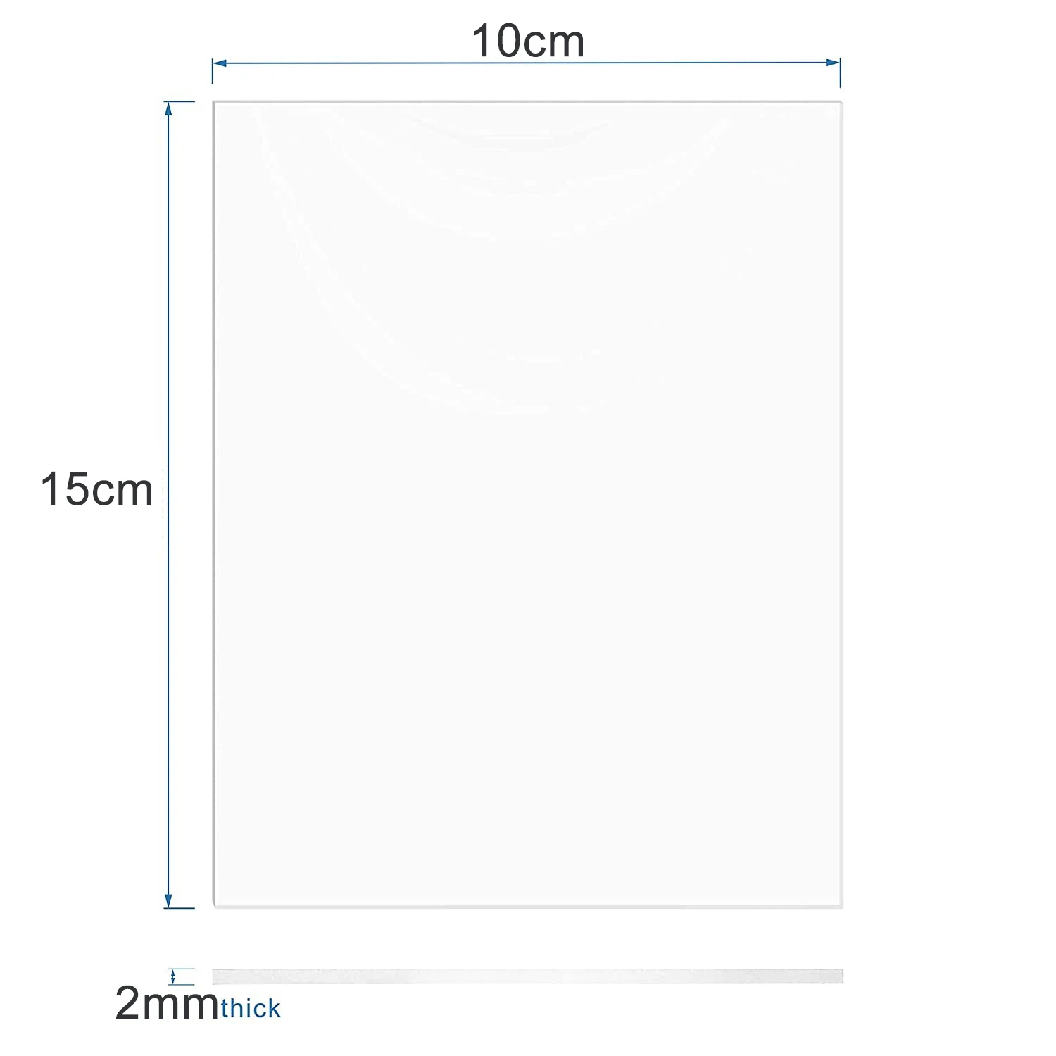 10/20/30pcs Acrylic Transparent Plate Decorative Photo Frame Acrylic Panel, Used For Identification, Diy Painting