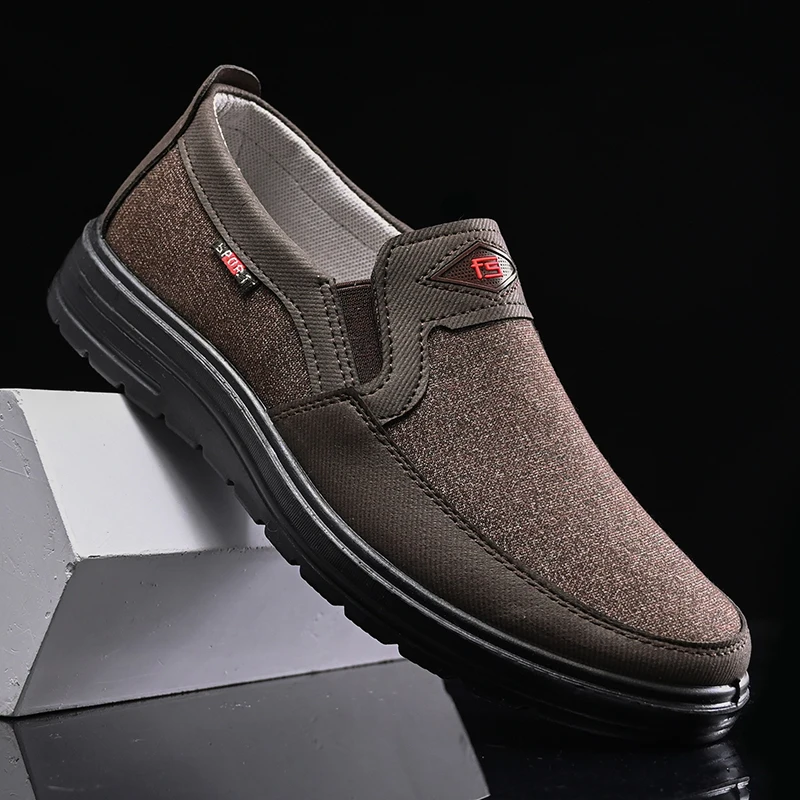 Lightweight Men Casual Shoes Canvas Shoes Wear-resistance Non-slip Mens Loafers Breathable Comfort Driving Shoes Zapato Hombre