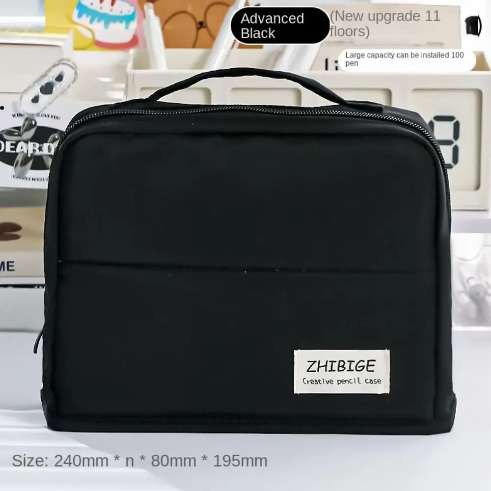 Extra Large Capacity Pencil Case Multi-Compartment Portable Des Pen Bag Multi-layer Multi-functional Storage Bag School Supplies