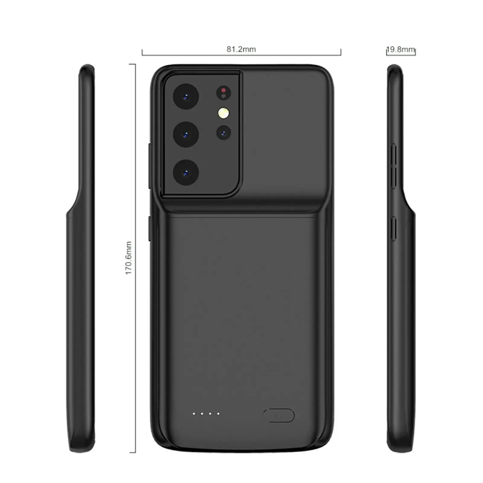 Funda de alimentación externa para Samsung Note 20, 8, 9, 10, S8, S9, S10, S20, S21, S22, S23 Plus, Ultra FE, cargador de batería portátil