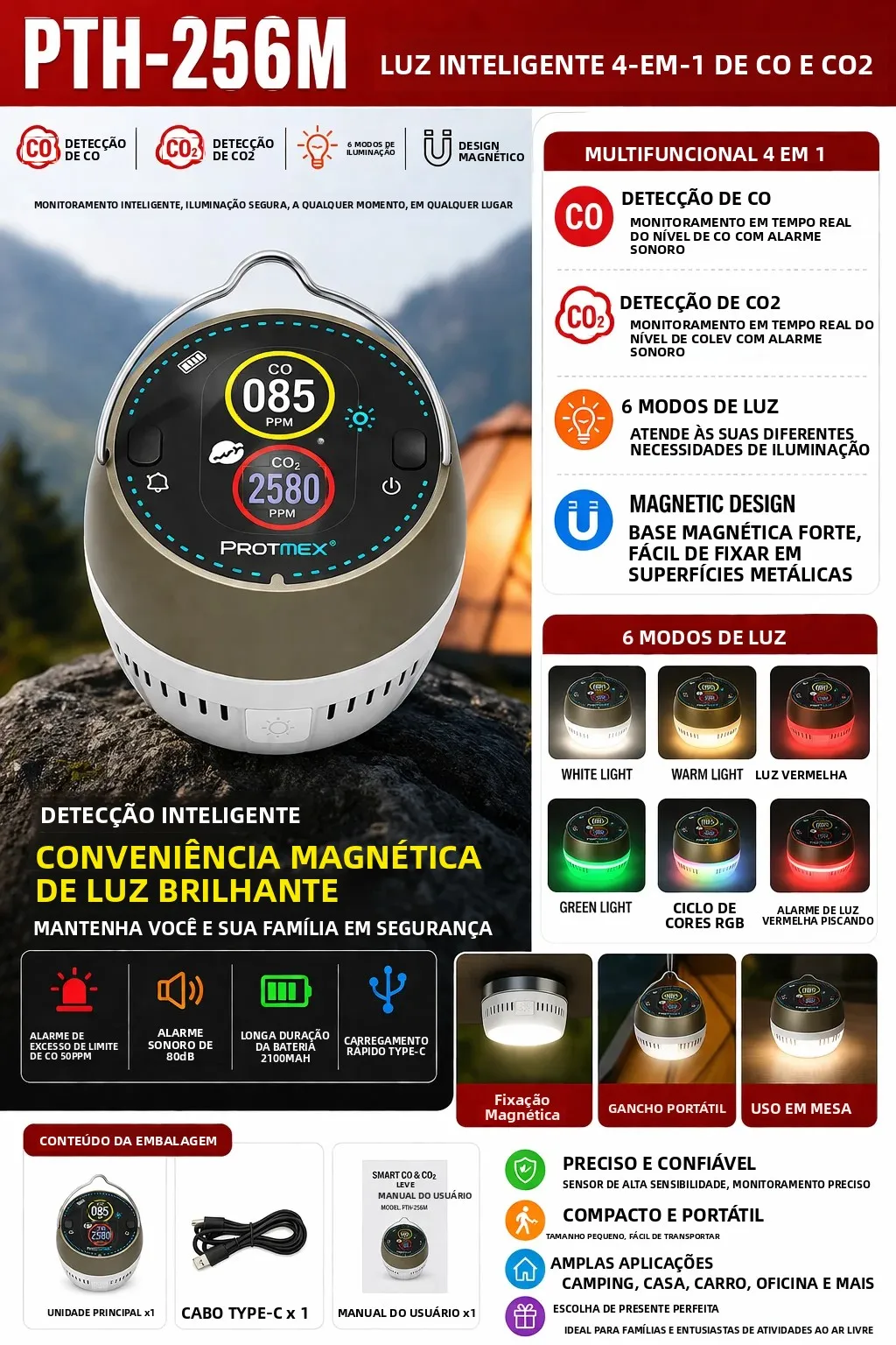 fabisense-detecteur-de-co-4-en-1-moniteur-de-co2-alarme-portable-rechargeable-de-monoxyde-de-carbone-lumiere-a-6-modes-pour-camping-maison-camping-car-voyage