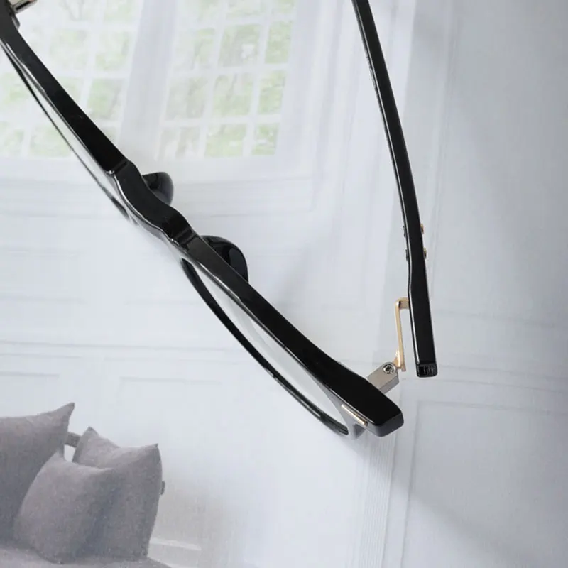 Mimiyou TR90 Nieten-Rundbrillengestell für Damen Vintage Anti-Blaulicht Optische Brillen für Herren Brillengestell UV400 Computerbrille – Detail 5