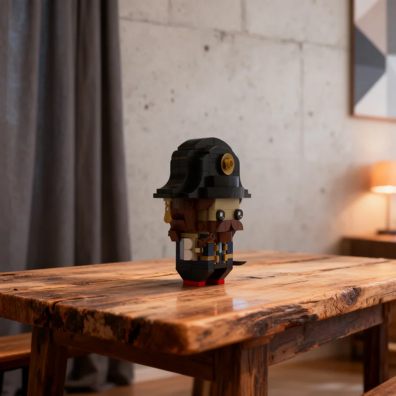 

Набор строительных блоков Brickheadz «Пираты Карибского моря: Гектор Барбосса», 203 детали, модель MOC, игрушка-конструктор, рождественский подарок для детей