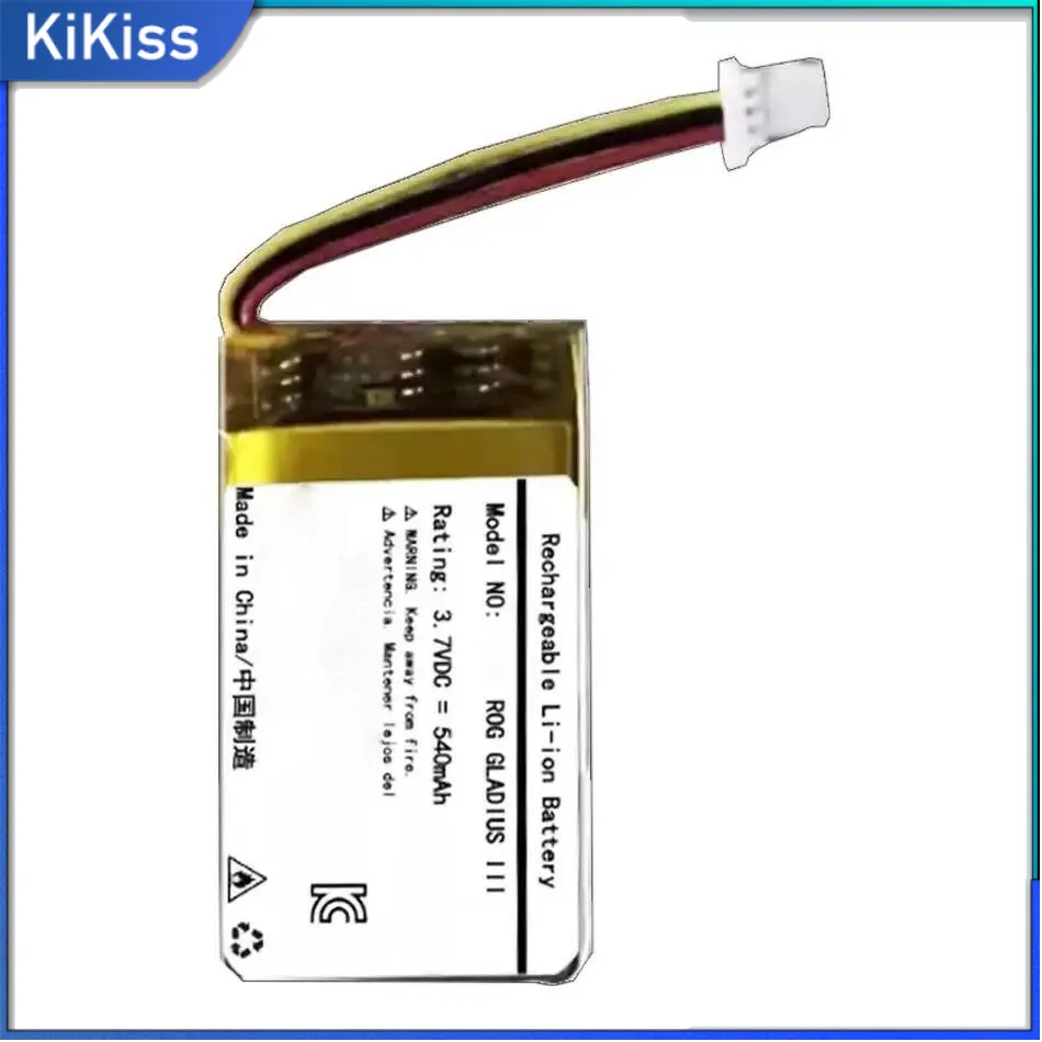 

540Mah For Asus Rog Gladius Iii High Compatibility Gaming Mouse Battery