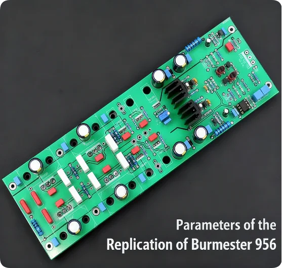 

Burmester 956 Circuit Original Parameter Enhanced Version Power Amplifier, Fully Symmetrical X-Amp All-Discrete Component Design