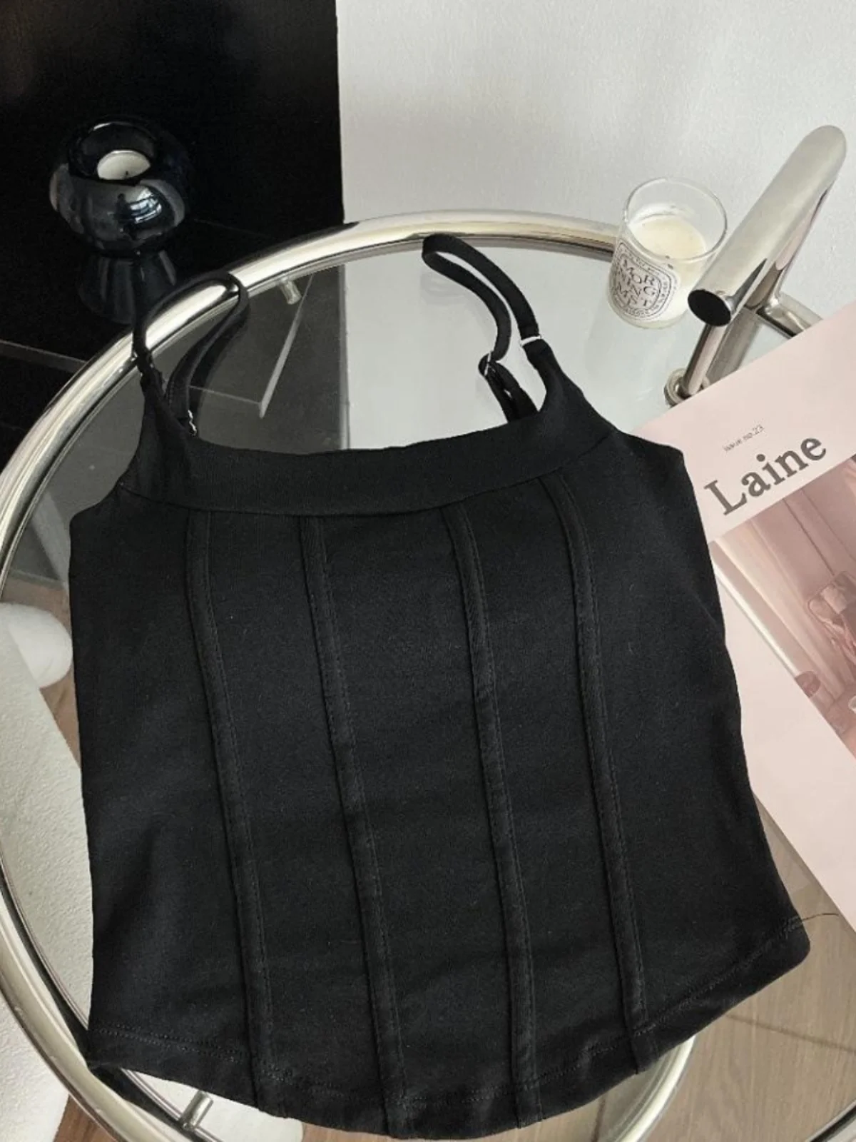 Undercover Csole Damen-Basisschicht-Trägerweste für den Außenbereich, Sommer, lässig, lockere Passform, Farbe Ort, Svel-Top