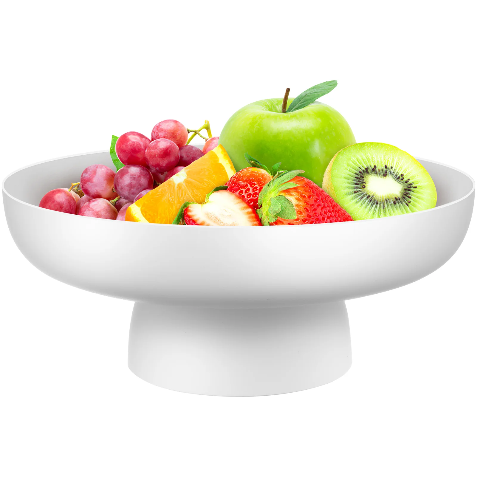 

Fruit Basket High Base Bowl Holder Ceramic Portable Tray Draining Pp Wedding Dessert Premium Material Practical Home Stand